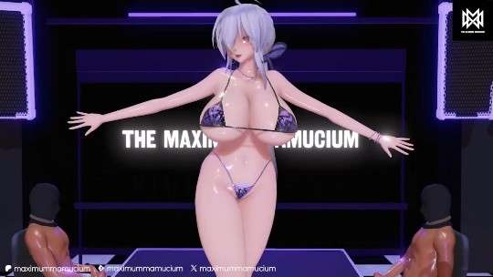 MMD 舞啪 薇薇安×弱音3D