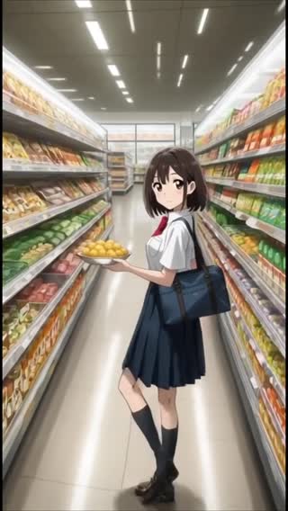 [saku_mite]_スーパーで顔あげたら推しのA︎女優がレジに立ってた件